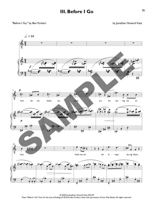The Water Around Our Lives (tenor version) - Image 4