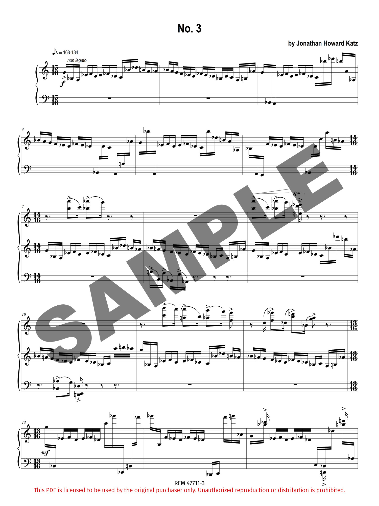Trichord Preludes, No. 3 (PDF) - Image 2