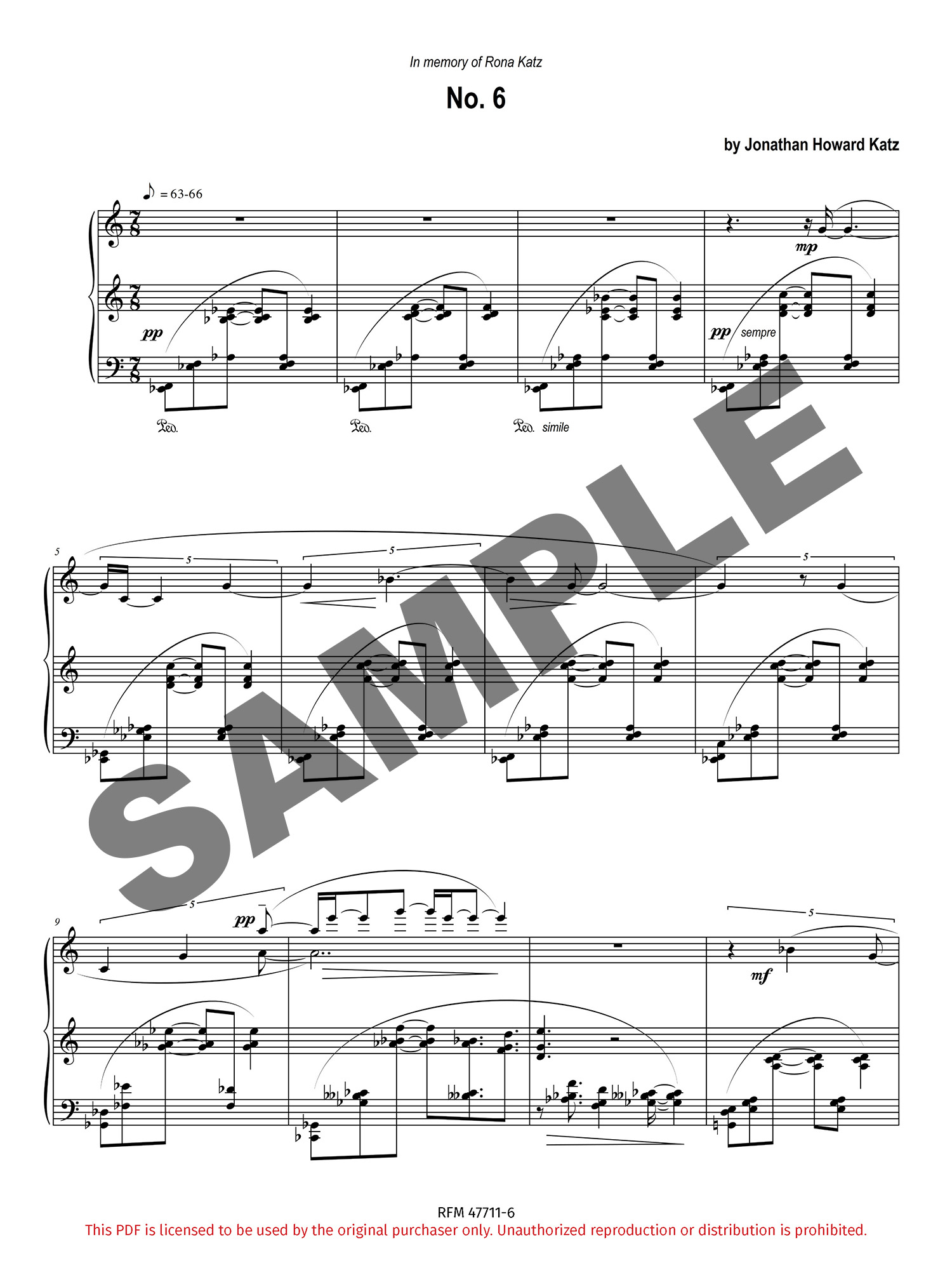 Trichord Preludes, No. 6 (PDF) - Image 2