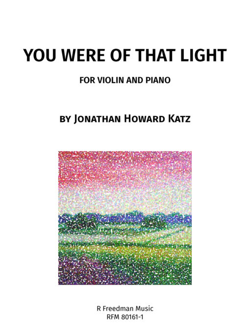 You Were Of That Light (violin)